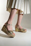Genuine Leather Wedge Heel Sandals from Size 33 to Size 45 - 4