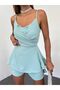 Jumpsuit with Ruffled Skirt - 2