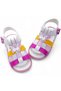 Orthopedic Girl First Step Baby and Kids Sandals Butterfly Series White Pink Yellow Klb2415 - 3