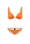 Women's Pomegranate Flower Izabella Gold Accessory Triangle Bikini Set