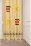 Authentic, Anatolian, Ethnic Patterned Special Design Digital Printed (Single Wing) Modern Stylish Background Curtain