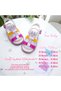 Orthopedic Girl First Step Baby and Kids Sandals Butterfly Series White Pink Yellow Klb2415 - 5
