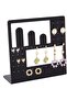 Acrylic Earring Stands Black L-Shaped Earrings Ear Stud Organizer Holder Jewelry Storage Rack