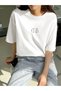 Women's Cute Little Penguins Printed Crew Neck Relaxed Fit T-Shirt