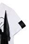 Tulle Tie-Detail Printed T-Shirt White - 3