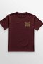 Unisex Claret Red T-Shirt Beast Mode Gym Fitness Sports Animal Printed T-Shirt