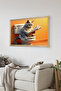 One Piece Wooden Frame Look Cat Printed Mdf 20X30 cm Painting - Model 11
