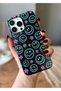 iPhone 15 Promax Black Star/Smile Patterned Case