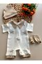 Rocking Horse Embroidered Summer Newborn Romper Set | Rocking Horse Embroidered Hospital Release - Summer - 2