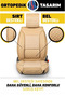 Hyundai Tucson Compatible Plus Lux Series Beige Car Seat Cover Set of 5 P-45 - 3