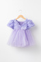 Rosalinda Baby Girl Cotton Lined Fluffy Tulle Tutu Dress with Rose Details - 2