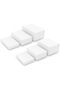 6 Pack White Buffet Food Risers, Step 12” 11”10” Large Size Acrylic Cube Box Display for Dessert
