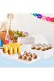 Acrylic Risers for Display,White Acrylic Cube Box Dessert Display Stand - 5
