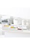 3 Pack Acrylic Buffet Risers for Buffet Table, Acrylic Cube Box Display Nesting Risers | White - 6