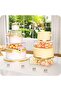 2PCS Clear Acrylic Cake Stand, Fillable Cake Box Riser Cake Tier, Square Cake Display Box with Lid - 6