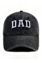 Mom & Dad Embroidery Printed Baseball Cap Hat / Mom and Dad Embroidered Hat / Mom Dad Couple Hat - 3