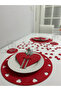 Heart-Shaped Serving Tray for 2 People - American Serving Set for Valentine's Day and Other Special Occasions - 3