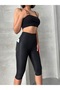 Women's High Waist Tightening Pocket Short Tights - 2
