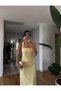 Maxi-Bleistiftkleid mit Neckholder - 4