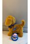Brown Plush Dog Walking with Music, Barking, Licking Tail and Wagging Head, Recording Sound - 6