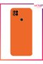 Velvet Silicone Case with Orange Liquid Inside for Xiaomi Redmi 9C