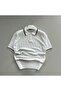 Regular Fit Knitted Knitwear Textured Polo Neck T-Shirt - 4