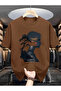 Unisex Design Printed Oversize T-shirt