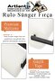 Sponge Roller Brush 1 Pack of 6 Black Plastic Handle Painting Sponge Artistic Sponge Paint Brush Parma - 4