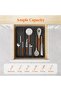Cutlery Tray for Drawers, Kitchen Utensil Holder Expandable to 36.5 cm, Plastic, Black - 2