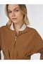 Rochie cu broderie brodata Bej - 6