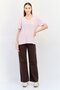 Women Sportswear Fit Short Sleeve Outdoor Top, Pink - 4