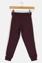 Kids Girl Brand Logo Outdoor Sweatpants, Purple - 2