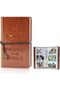 150 Pockets Mini Photo Album Book 2x3 Inch for Fujifilm Instax, Wooden Polaroid Photo Album