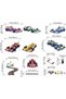 Racing Cars Wall Stickers - Vehicles & Roads Wall Decals for Boys' Bedroom, Nursery, Playro - 4