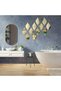 10 Pack Acrylic Mirror Wall Stickers, Teardrop Mirror Wall Decor, Removable 3D Wall Decals Art for Living Room, Bathroom, Home Office Decoration, Gold - 5