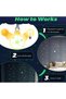 840 Pcs 3D Room Wall Decor Ceiling Stars,Glow in The Dark Stars Stickers for Ceiling, Glow in The Dark Star Stickers Glow in The Dark Wall Decals for Kids Bedding Room or Party Birthday Gift - 7