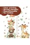 Kids Growth Chart - Animal Wall Decals Height Measurement Sticker 50-150 cm - 3