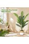 SKY-TOUCH Artificial Areca Palm Tree, 135 cm, Faux Indoor Plant - 6