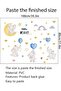 Colorful Balloon Flying Animals Wall Decals - Cute Elephant Hot Air Balloon Wall Stickers - 6