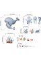 Ocean Animals Wall Decals - Under The Sea Marine Theme Wall Stickers - Girls Baby Nursery Kids Room Daycare Wall Decor - 4