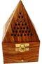 Saqoware Wooden Incense-Bakhoor Burner Pyramid shape