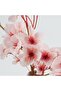 4Pcs Artificial Cherry Blossom Silk Peach Flowers - Pink - 6