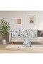 Toile Throw Pillow Covers 18x18 inch Set of 4 Vintage Blue Chinoiserie - 4