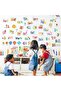Animal Alphabet & Number Wall Decals - Peel & Stick Educational Wall Stickers for Kids - 3