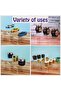® 6 pcs Clear Acrylic Showcase Display Risers Dessert and Cupcake Stand Risers - 3