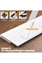 Xspring Door Draft Stopper, 2 Pack, 5cm x 1m, White - 2
