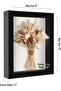 8x10 Shadow Box Frame with Shatter-Resistant Glass - Black - 2