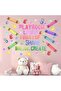 Playroom Wall Stickers - Crayon Handprint Polka Dots Inspirational Quotes