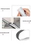 Under Door Draft Stopper with Brush, Cuttable, 36.6" (White) - 3
