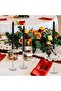 Elegant Clear Glass Candle Holders Set of 3 (Tall Taper Holders) - 7
